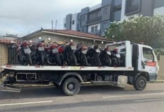 OPERAÇÃO MOTO SEGURA: Polícia Militar apreende motos com cano de escape barulhentos, em João Pessoa