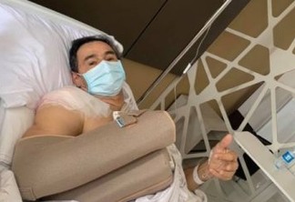 Romero se recupera de cirurgia em Campina Grande: 'foi um sucesso'