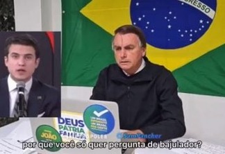 Bolsonaro abandona entrevista após pergunta de ex-aliado sobre 'rachadinha' e bate-boca entre apresentadores; VEJA VÍDEO