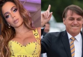 Bolsonaro manda indireta para Anitta e cantora dá resposta afiada
