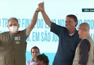 Em agenda na Paraíba, Bolsonaro conta com presença de ministros e deputados estaduais; bancada federal paraibana não esteve presente