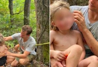 Menino de 4 anos sobrevive após cair de penhasco de 21 metros