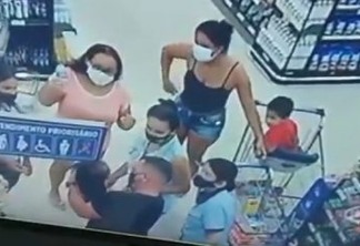 HERÓI! Soldado da PM salva bebê vítima de engasgo em supermercado de João Pessoa - VEJA VIDEO