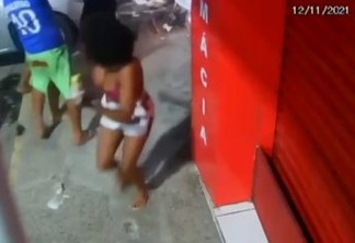 Câmera flagra momento em que carro dirigido por PM atropela família em calçada de Pernambuco