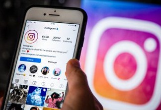A user on Instagram social network in L'Aquila, Italy, on October 3, 2020. Today Facebook's program Instagram turns ten years from his launch. (Photo Illustration by Lorenzo Di Cola/NurPhoto via Getty Images)