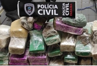 Casal é detido com 30 kg de drogas na Grande João Pessoa