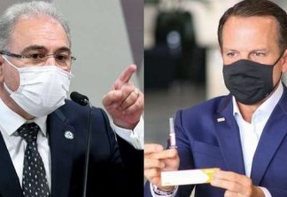 BATE-BOCA: Doria chama Queiroga de 'criminoso' e ministro diz que governador fez a "pior gestão da pandemia"