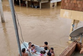 Chuva em Jucuruçu — Foto: Redes Sociais