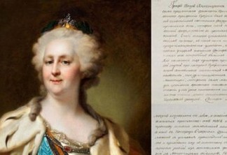 Carta assinada por Catarina, a Grande, em 1787 apoiando vacinação em massa é vendida em leilão