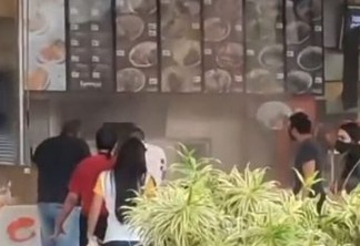 Incêndio em restaurante de shopping deixa três feridos em Campina Grande
