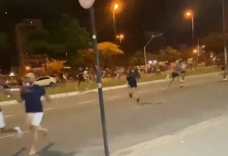 Frequentadores registram tiros e correria na Praça da Paz, nos Bancários; VÍDEO