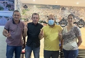Chico Mendes recebe apoio importantes de ex-candidato a prefeito companheiros de chapa, em Patos