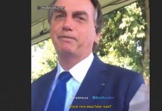 "O senhor é uma farsa, presidente" diz estudante ao questionar Bolsonaro no Alvorada - VEJA VÍDEO 