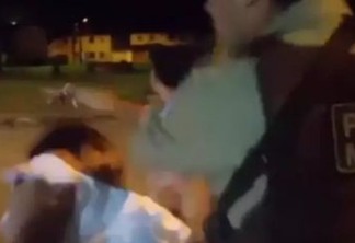 VIOLÊNCIA: Policial militar agride mulher com um tapa no rosto