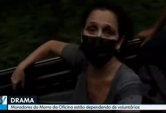 Repórter da Globo passa sufoco em Petrópolis e mostra pânico ao vivo; VEJA VÍDEO