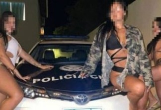 Mulheres posam de biquíni com viatura da Polícia Civil; Corregedoria investiga