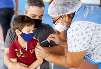 Paraíba terá 'Dia C' para ampliar vacinação de crianças contra a Covid-19