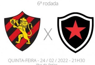 Sport e Botafogo-PB se enfrentam às 21h30 desta quinta-feira, pela Copa do Nordeste.