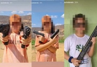 POLÊMICA! Filha de prefeito posta fotos com armas em rede social do gestor e MP afirma que vai apurar o caso