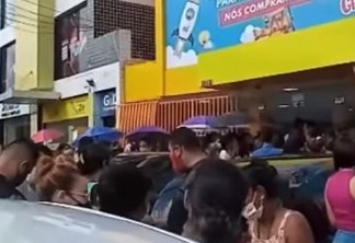 DESCONTROLE: tumulto em loja de produtos infantil deixa clientes e bebê feridos, em João Pessoa - VEJA VÍDEO 