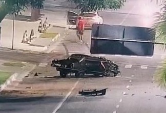 Condutor de veículo acusado de provocar acidente na Avenida Epitácio Pessoa se apresenta à polícia; VEJA VÍDEO