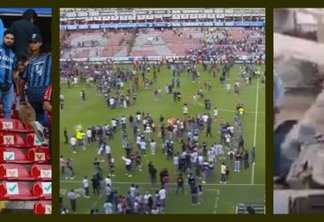 IMAGENS FORTES: Briga generalizada em estádio no México tem pelo menos 20 mortos, afirma imprensa local - VEJA FOTOS E VÍDEOS