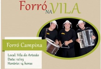 Prefeitura de Campina Grande reativa Projeto Forró na Vila, a partir do próximo sábado