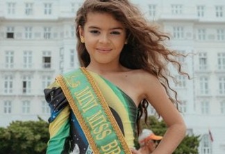 Menina de 7 anos ganha o Mini Miss Brasil e é a 1ª nordestina candidata no Mini Miss Universo