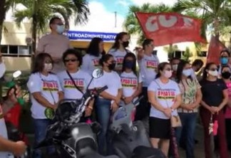 Professores de Pedras de Fogo fazem greve e reivindicam o reajuste salarial; VEJA VÍDEO