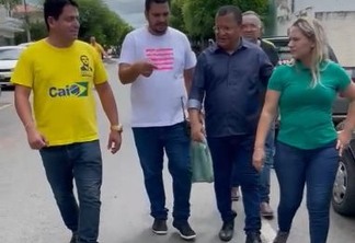 Ao lado de Caio da Federal, Nilvan realiza "maratona" em cidades do interior da Paraíba: "As pessoas querem mudar"
