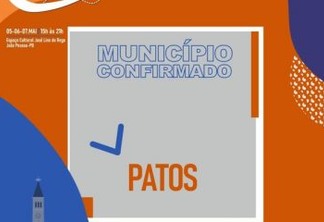 Cidade de Patos é confirmada na primeira edição da Expo Turismo 2022