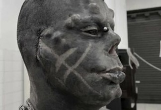 Diabão brasileiro retira o que sobrou das orelhas após liberação das máscaras e brinca: "Posso dispensar"