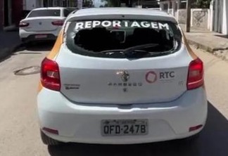 Revoltados com prisão, moradores apedrejam carro de reportagem da TV Tambaú em João Pessoa
