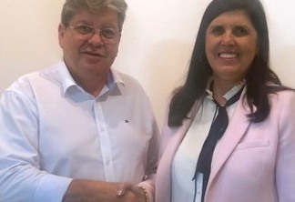 Governador João Azevêdo confirma conversas para trazer Lígia Feliciano de volta à base do governo
