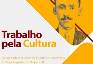 Em defesa da cultura, Bosco Carneiro solicita retorno do FIC ao Governo da Paraíba
