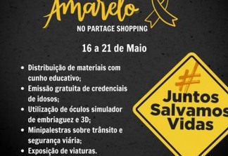 Maio Amarelo: STTP realiza ações educativas no Partage Shopping