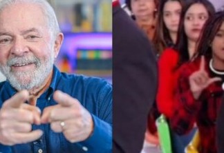 Lula manda abraço a jovem fez gesto e trollou deputado de Bolsonaro no SBT; confira