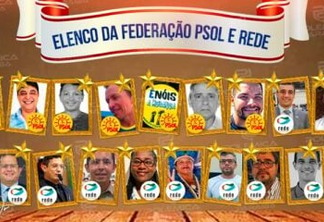 ELENCO DO PSOL E REDE: partidos formam federação e definem os pré-candidatos a deputado estadual; confira quem são 