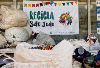 Primeira semana d’O Maior São João do Mundo gera mais de 7 toneladas de material reciclável