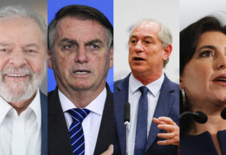 PESQUISA IPEC PARA PRESIDENTE: Lula segue com 44% e Bolsonaro com 32% no primeiro turno; confira completa