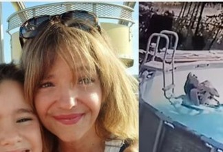 Menino de 10 anos salva mãe de se afogar após mulher ter convulsão na piscina: VEJA O VÍDEO