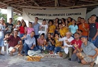 Frei Anastácio participa da abertura do Terceiro Acampamento da Juventude Camponesa