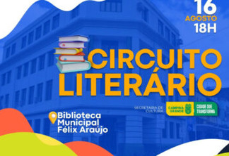 Prefeitura de Campina Grande realiza “Circuito Literário” para distribuir livros da Aldir Blanc às bibliotecas municipais