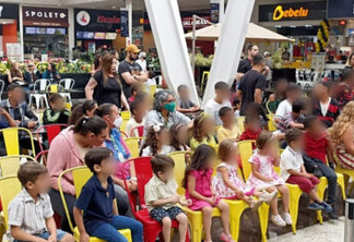 Crianças e Adolescentes atendidos por programas sociais da Prefeitura de Campina Grande participam de ação especial no Shopping Partage