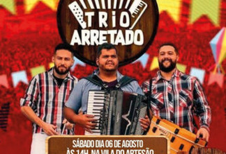 Vila do Artesão apresenta Trio Arretado neste sábado