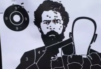 Empresário bolsonarista atira em alvo com imagem de Lula: VEJA O VÍDEO