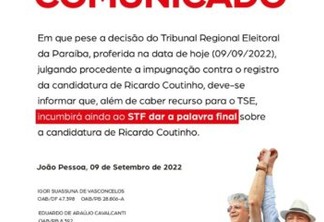 ‘Nada vencerá o trabalho’ afirma Jeová adiantando que Ricardo Coutinho continua favorito e na disputa pelo Senado