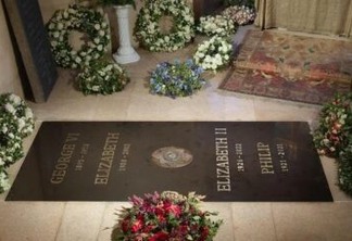 Família real publica foto de túmulo de Elizabeth II