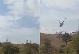 TRÁGICO! Helicóptero que transportava deputado federal e vice-prefeito bate em fio de alta tensão e cai em Minas Gerais - VEJA VÍDEO