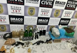 Operação contra o tráfico de drogas prende 8 pessoas em Campina Grande